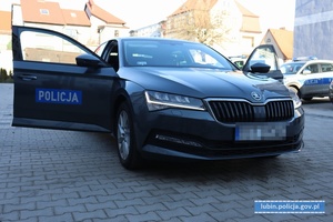 Radiowóz nieoznakowany Skoda Superb