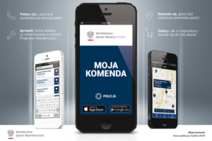 „Moja Komenda” w Twoim telefonie. Mobilna aplikacja, która ułatwia kontakt z Policją.