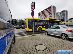 Miejsce potrącenia pieszej