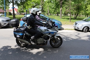 Policjanci na motocyklach