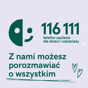 Telefon zaufania dla dzieci i młodzieży