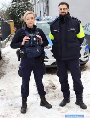 Lubińscy policjanci uratowali mężczyznę przed desperackim krokiem