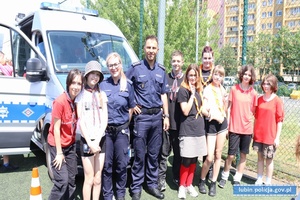 Piknik rodzinny z lubińskimi policjantami