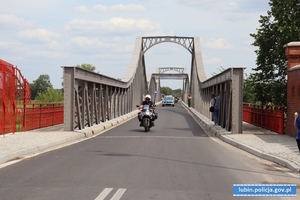 Policjanci czuwali nad bezpieczeństwem imprezy Blues nad Odrą i paradą motocyklistów