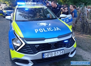 Podczas dożynek policjanci promowali bezpieczeństwo