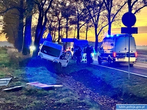 Zderzenie dwóch busów. Policjanci apelują o ostrożność na drodze