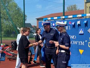 Turniej bezpieczeństwa w ruchu drogowym z lubińskimi policjantami