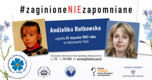 #zaginioneNIEzapomniane – wciąż czekamy na Andżelikę