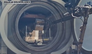 Ćwiczenia organizowane przez Centralę KGHM Polska Miedź S.A. z udziałem policjantów z Lubina oraz wrocławskiego SPKP