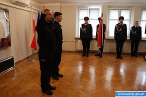 Ślubowanie policjantów