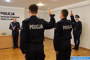 Ślubowanie policjantów