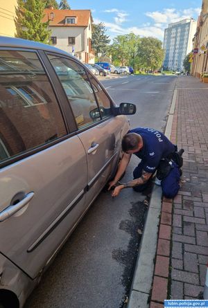Dzielnicowi są gotowi do pomocy nawet w niecodziennych sytuacjach…