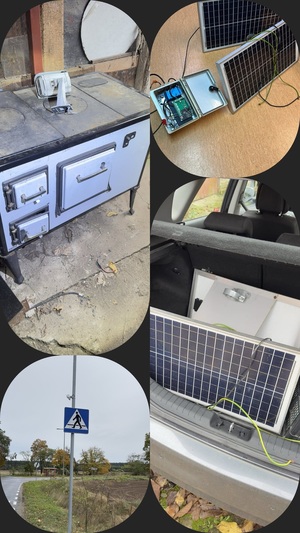 Bezpieczeństwo mieszkańców Rudnej przywrócone. Policjanci zatrzymali złodzieja m.in. paneli fotowoltaicznych zasilających znaki drogowe