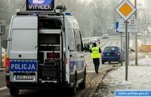 Miejsce potrącenia osoby pieszej