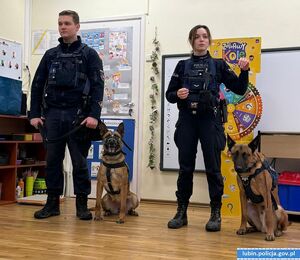 Pegi i Rocket z wizytą u przedszkolaków