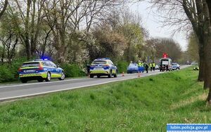 Śmiertelne potrącenie rowerzysty na drodze K-36. Policjanci wyjaśniają okoliczności tego tragicznego wypadku