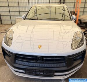 Odzyskany pojazd marki Porsche
