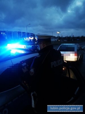 Działania lubińskich policjantów pn. "Trzeźwy Poranek".