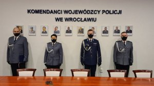 Komendant Wojewódzki Policji we Wrocławiu, Komendant Powiatowy Policji w Lubinie, Pierwszy Zastępca i Zastępca Komendanta