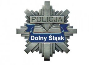 Gwiazda policji z napisem w środku Dolny Śląsk