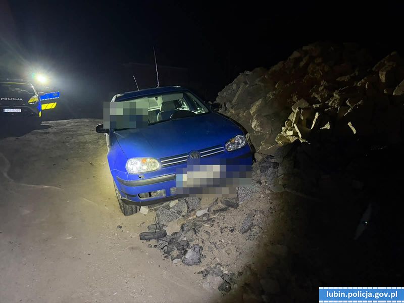 Zatrzymanie 35-latka uciekającego przed policją w Lubinie
