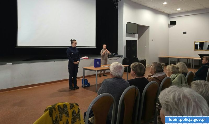 Spotkanie profilaktyczne dla seniorów w Ścinawie